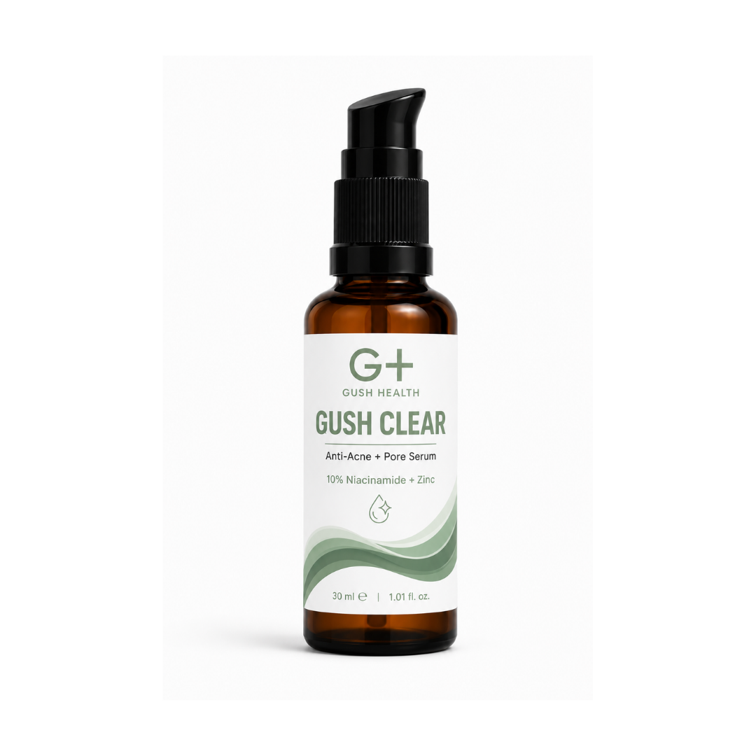 Gush Clear – 10% Niacinamide + Zinc Anti-Acne & Pore Serum 30ml