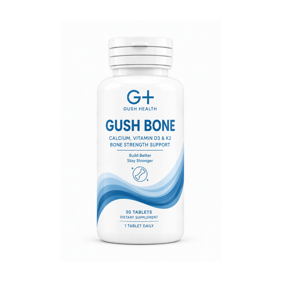 Gush Bone – Calcium, Vitamin D3 & K2 Tablets 30 Tablets