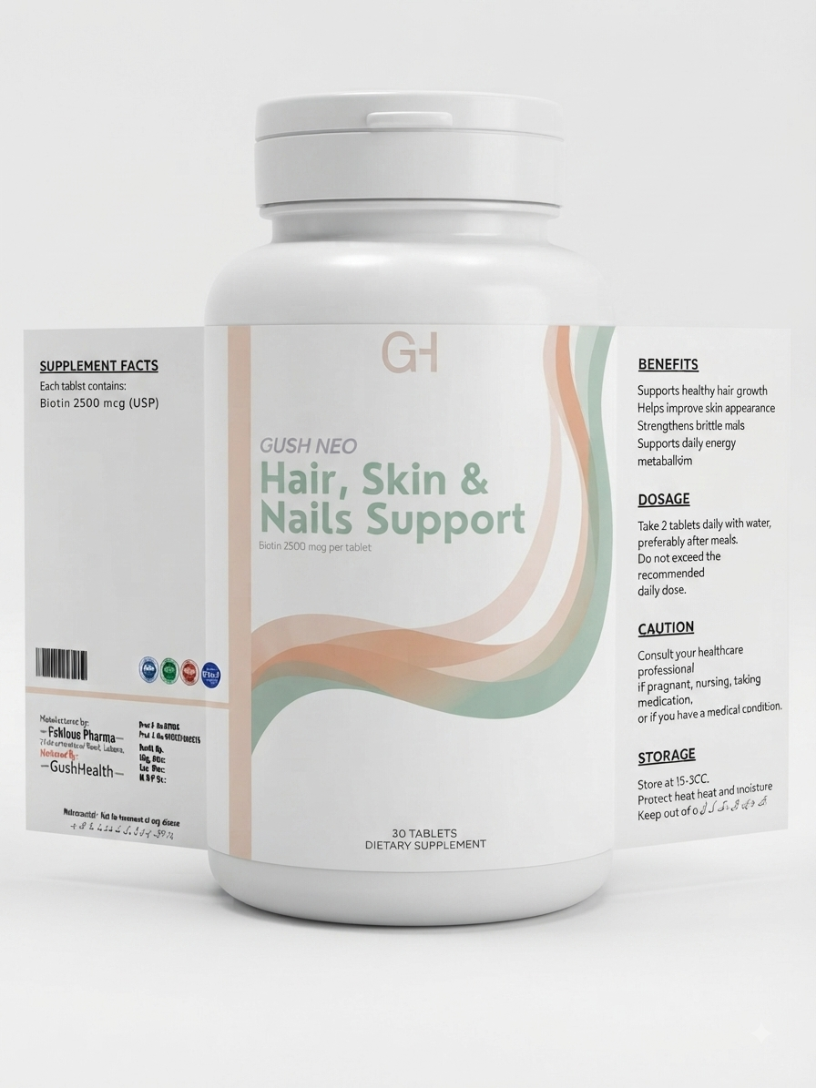Gush Neo — Hair, Skin & Nails Tablets (60 tablets)